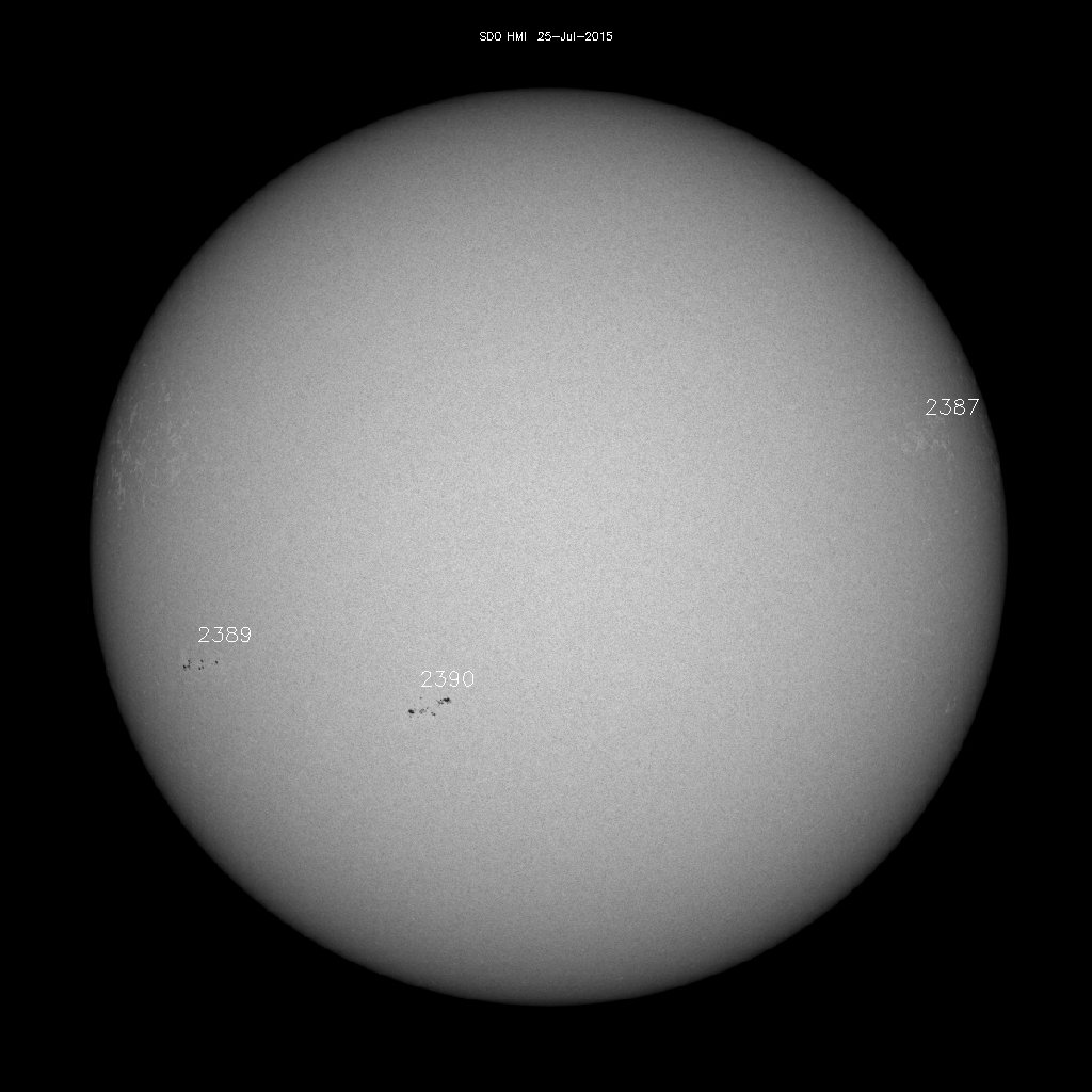 Sunspot regions