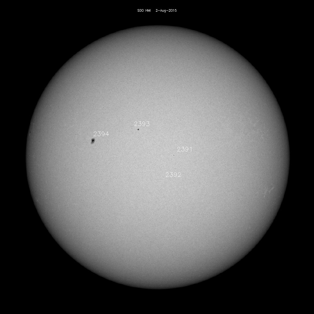 Sunspot regions