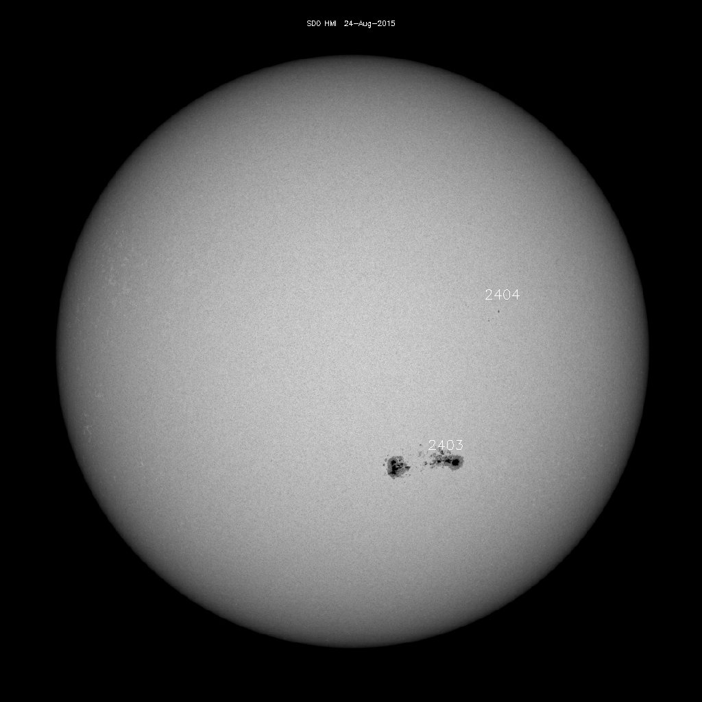 Sunspot regions