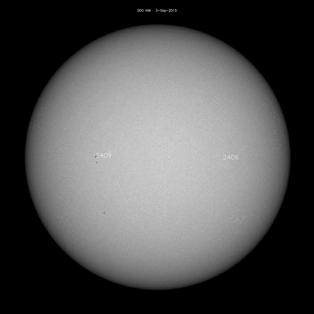 Sunspot regions