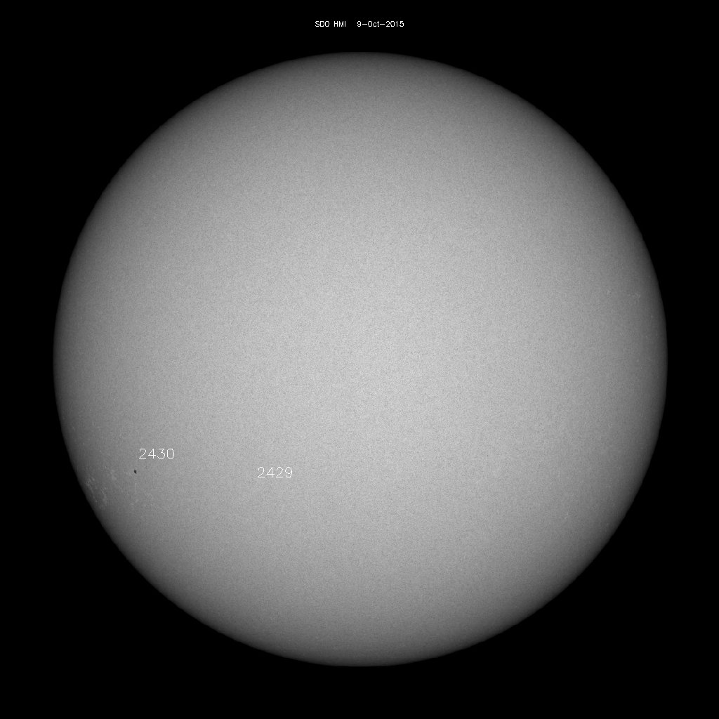 Sunspot regions