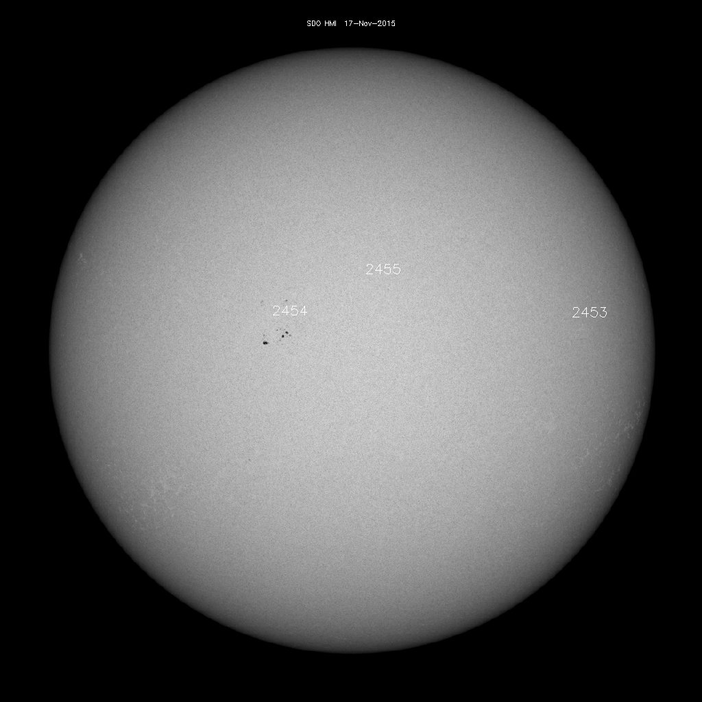 Sunspot regions