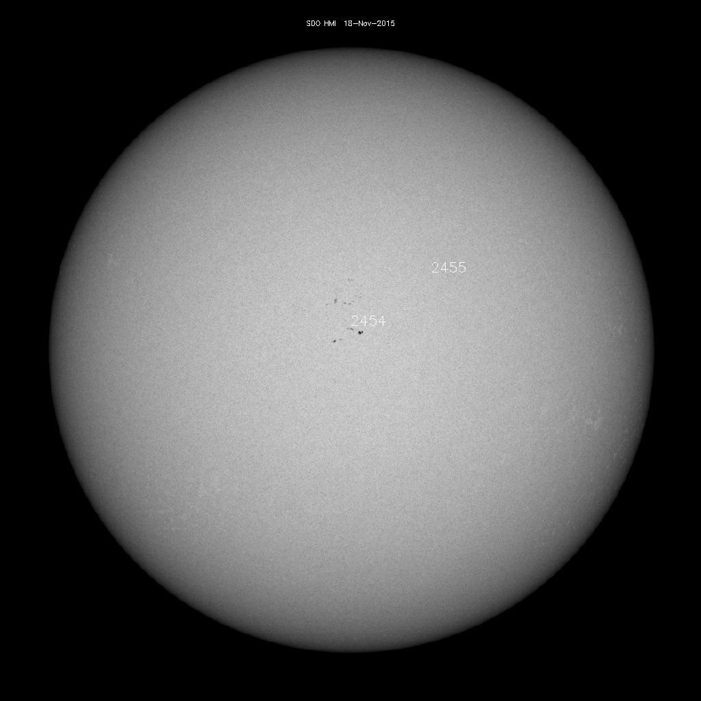 Sunspot regions