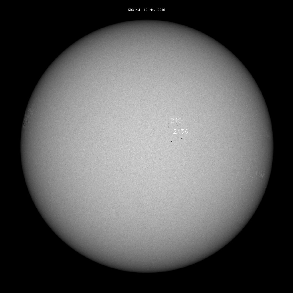 Sunspot regions