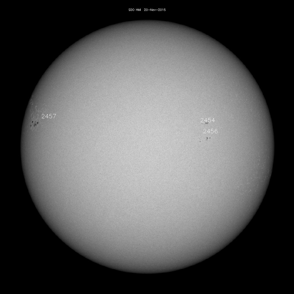 Sunspot regions