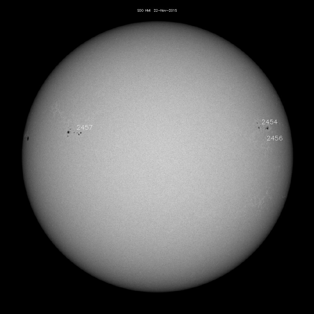 Sunspot regions