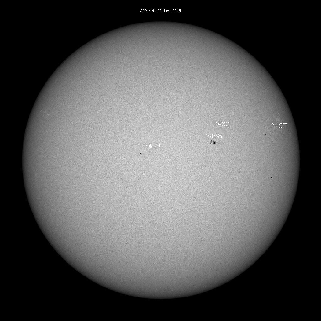 Sunspot regions