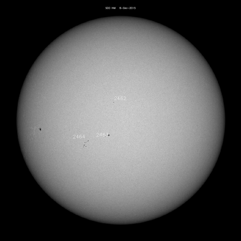 Sunspot regions