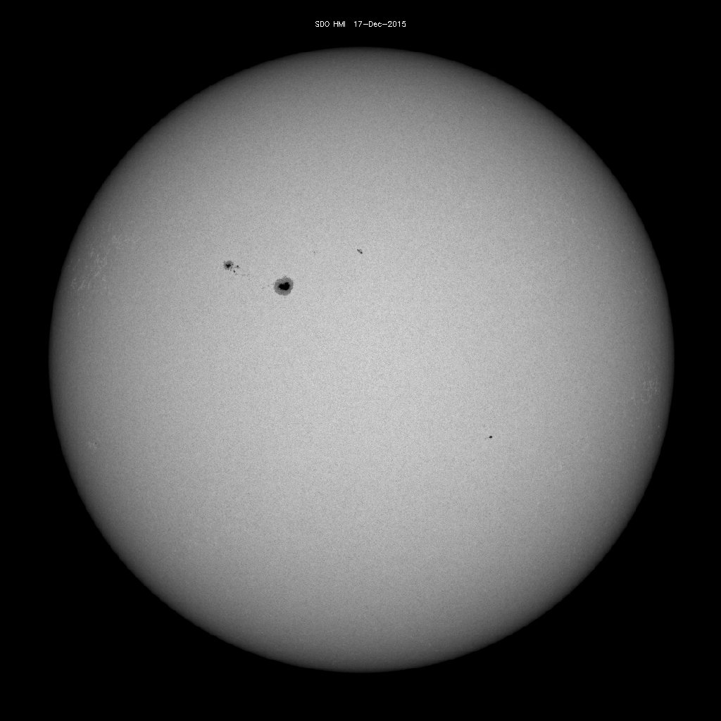 Sunspot regions