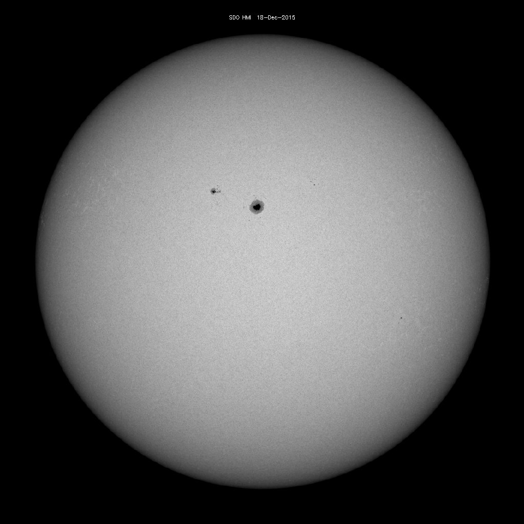 Sunspot regions