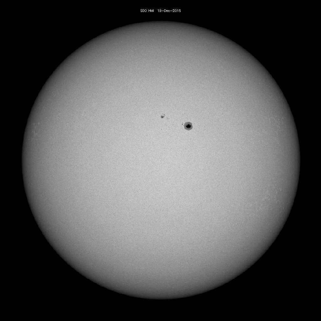 Sunspot regions