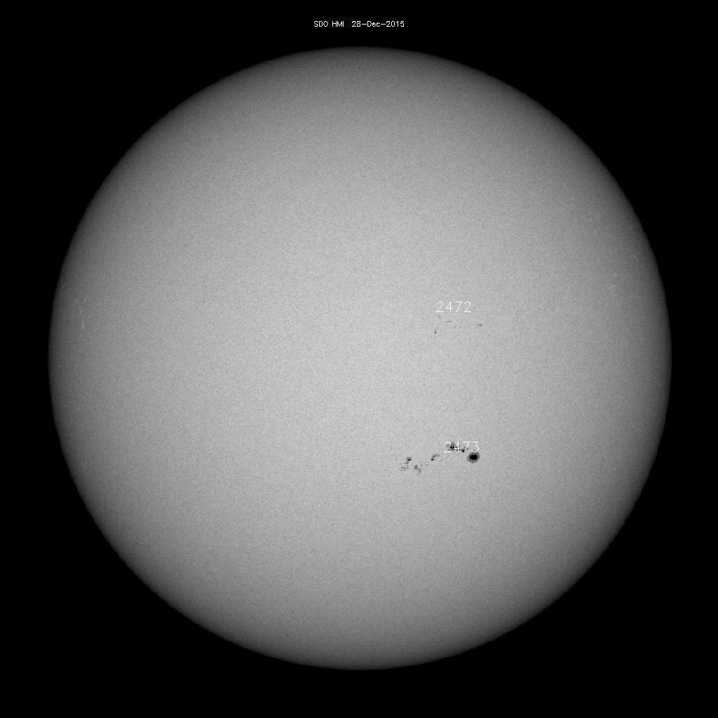 Sunspot regions