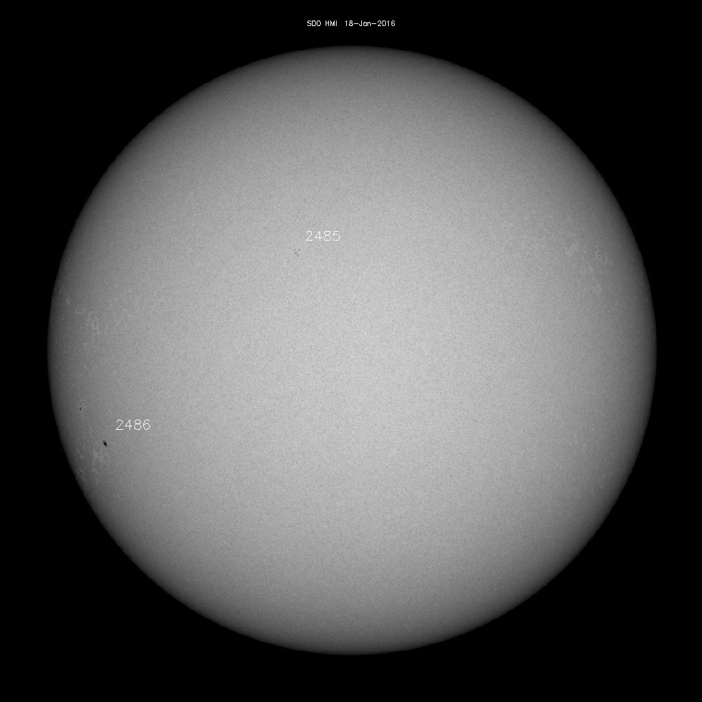 Sunspot regions