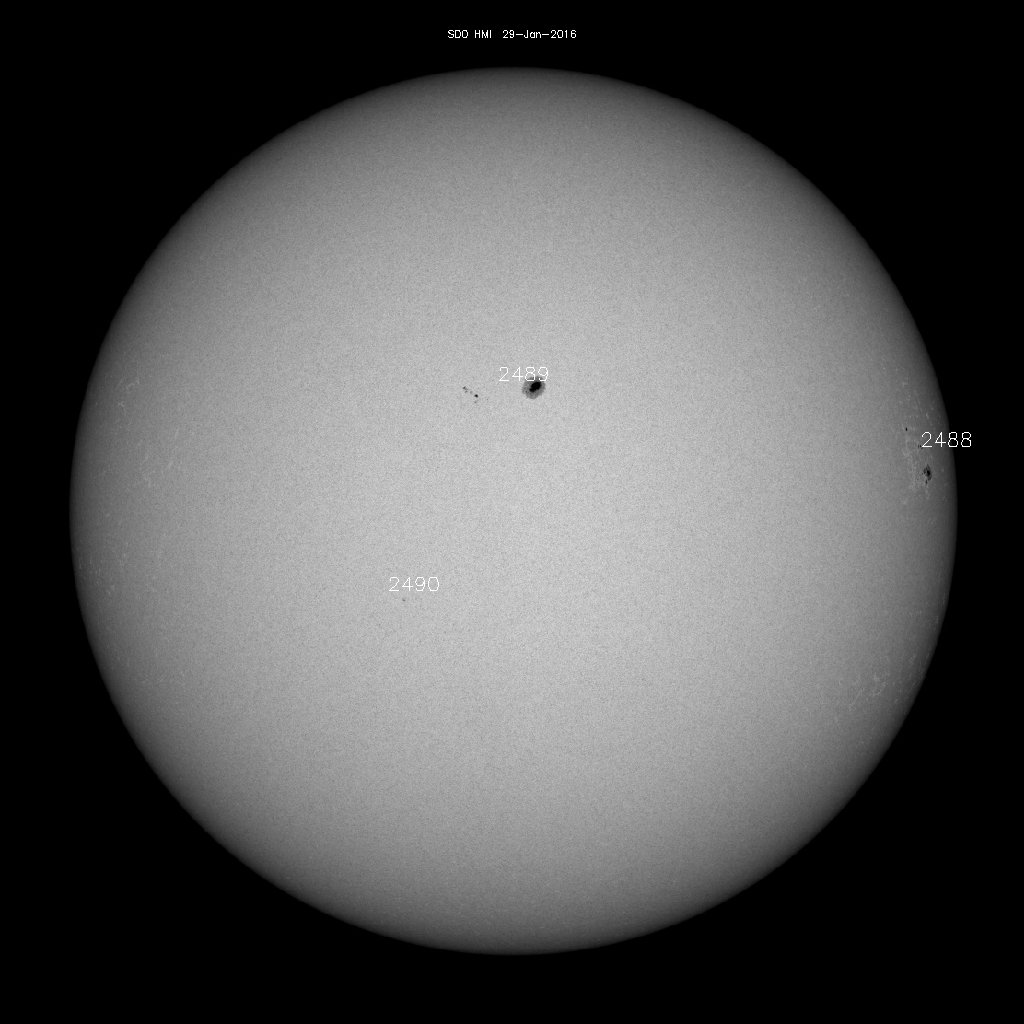 Sunspot regions