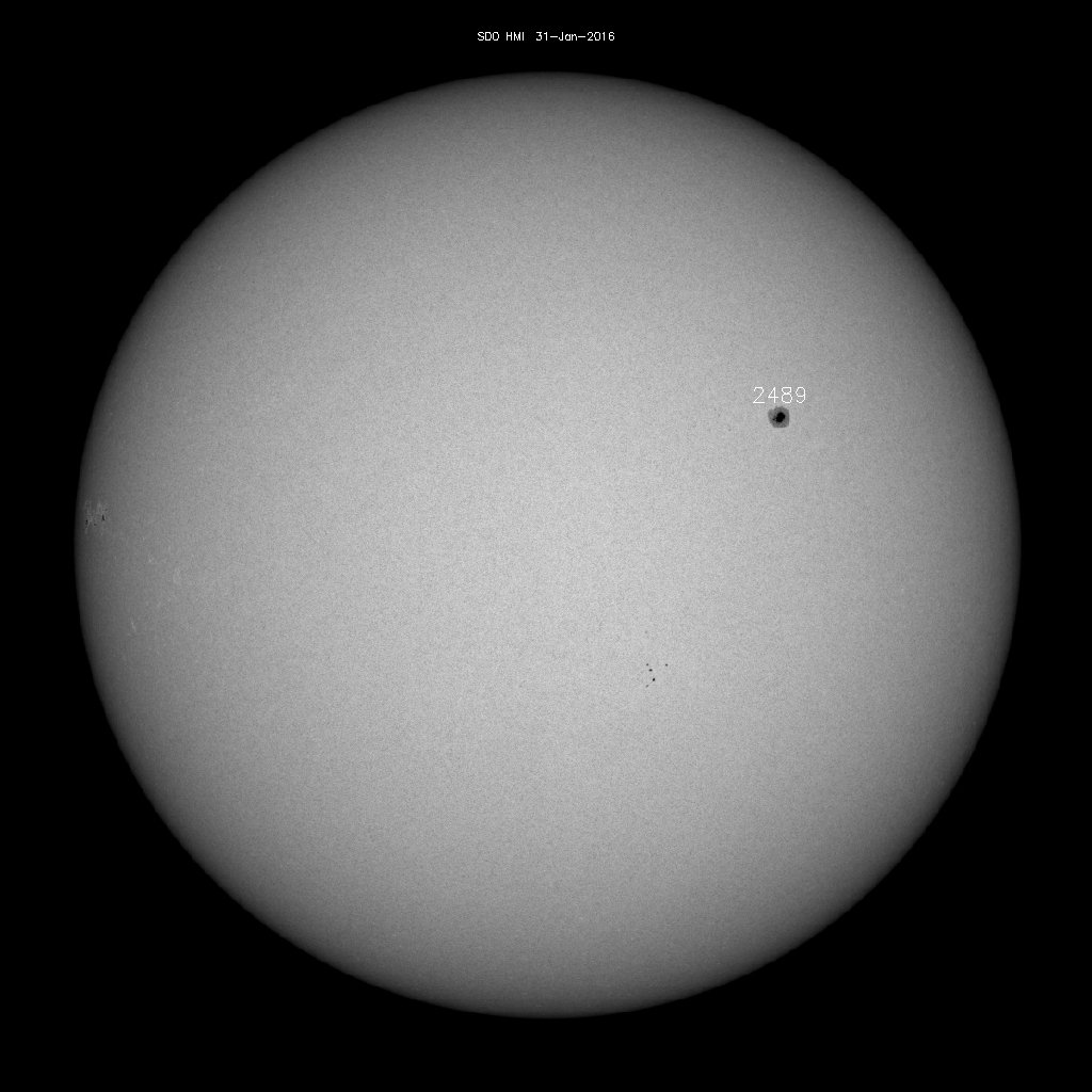 Sunspot regions