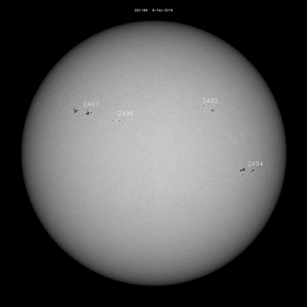 Sunspot regions