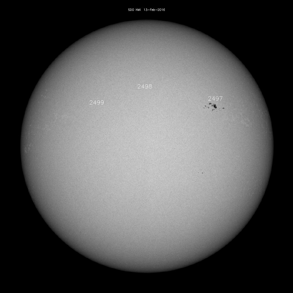 Sunspot regions