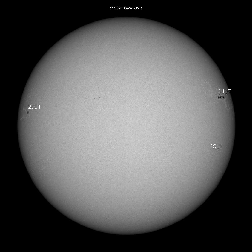 Sunspot regions