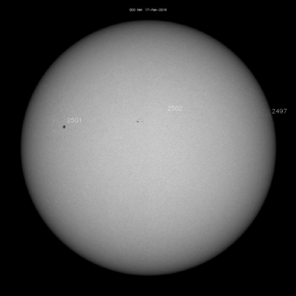 Sunspot regions