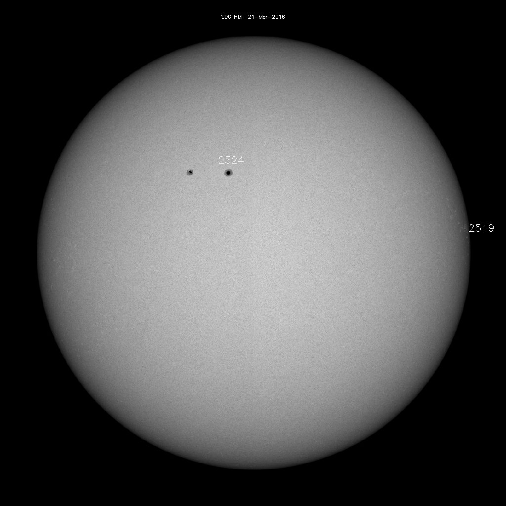 Sunspot regions