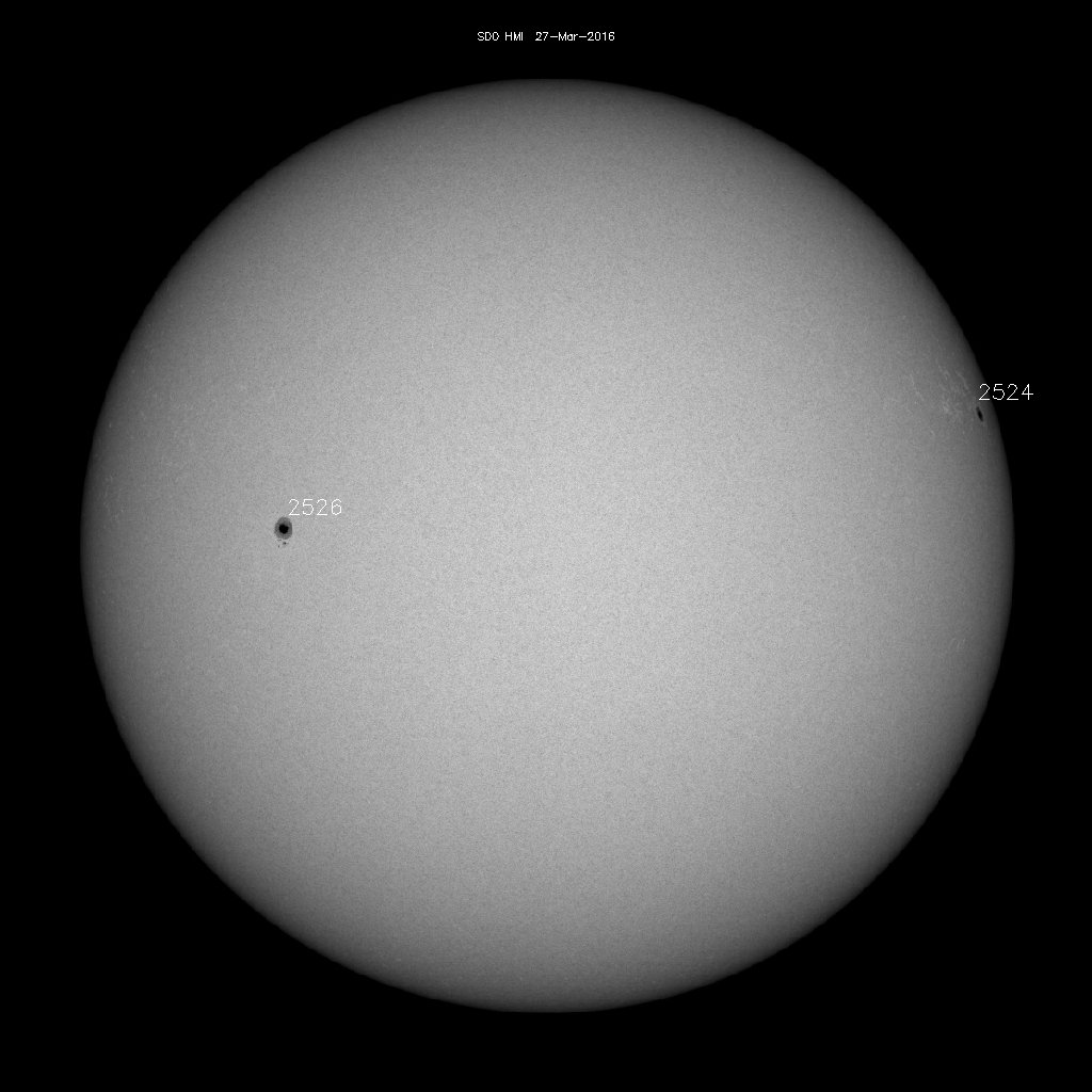 Sunspot regions