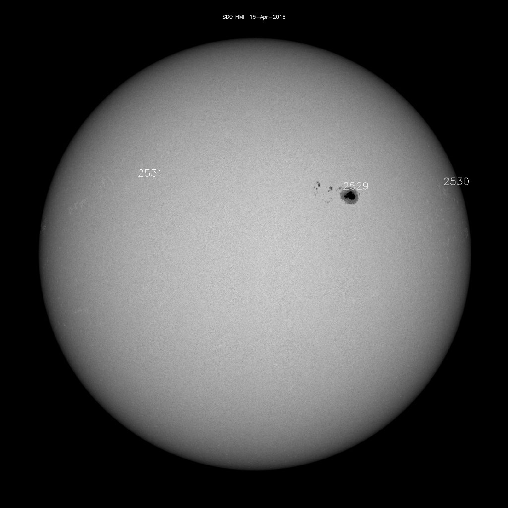 Sunspot regions