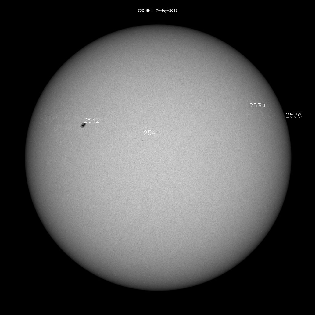 Sunspot regions