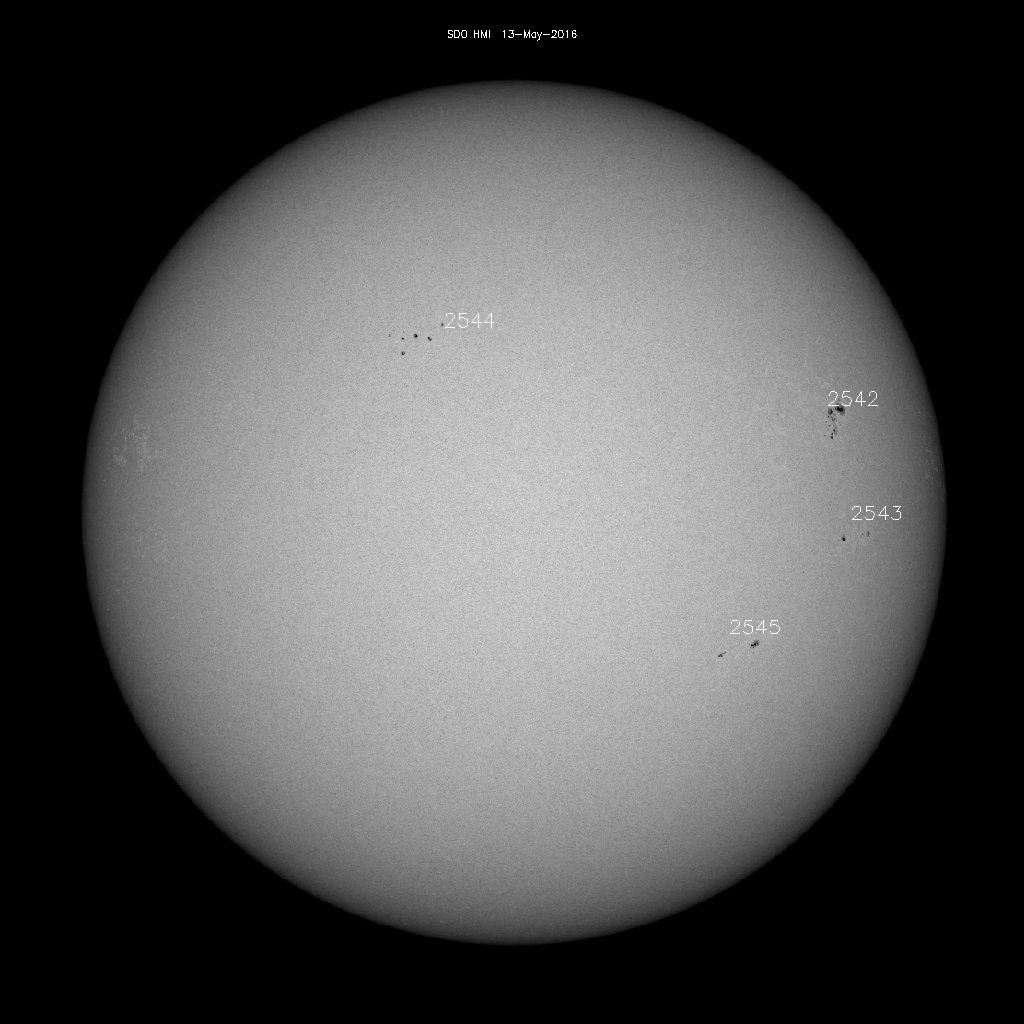 Sunspot regions