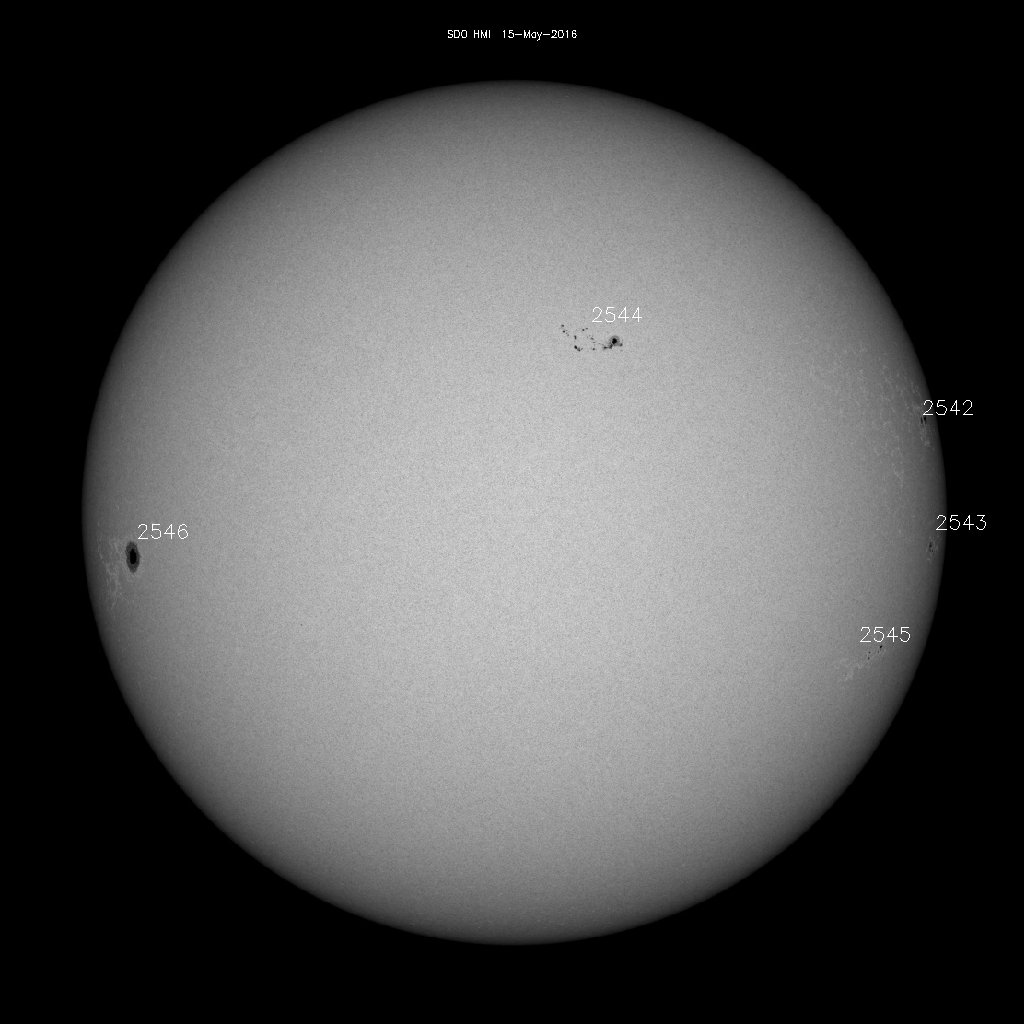 Sunspot regions