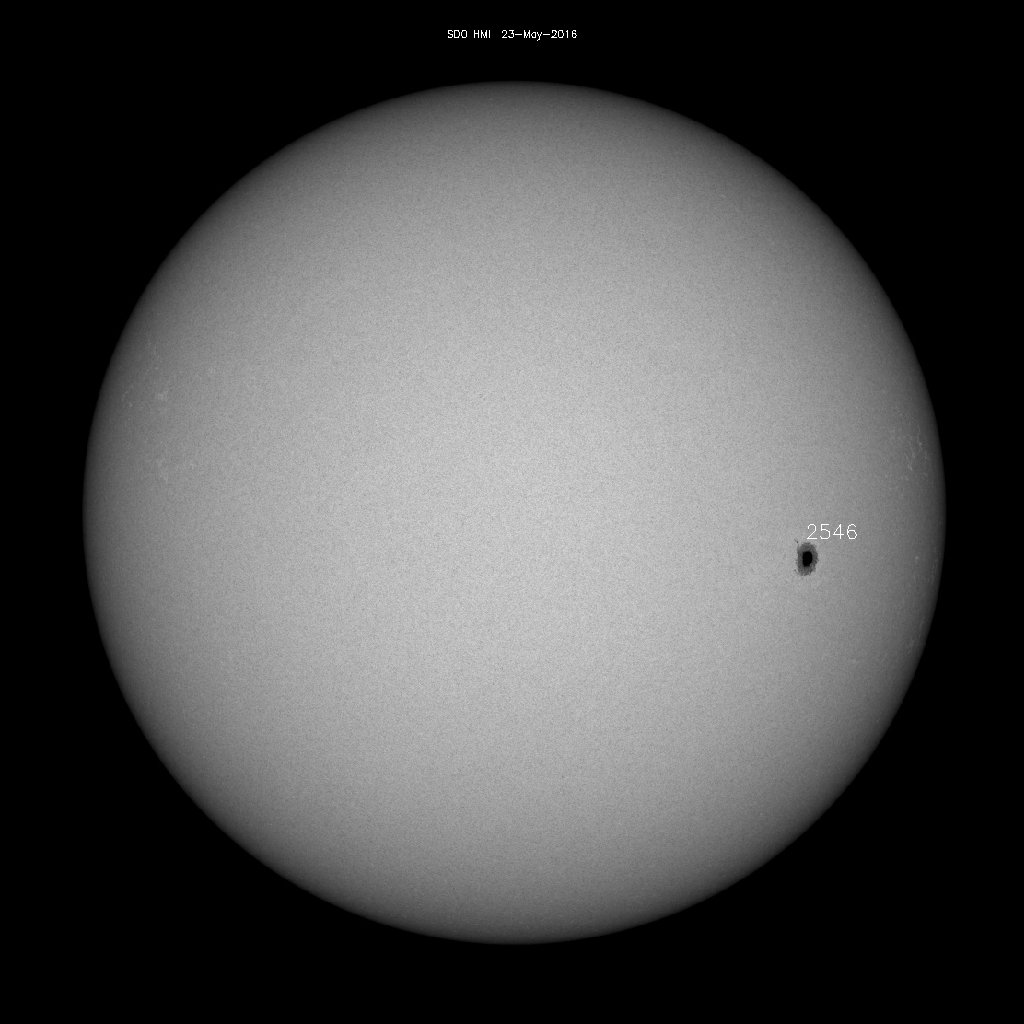 Sunspot regions