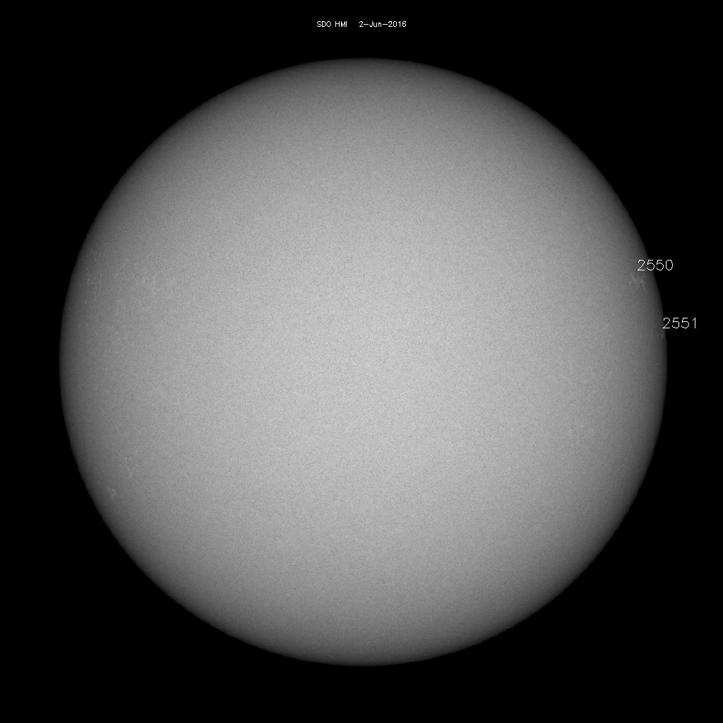 Sunspot regions