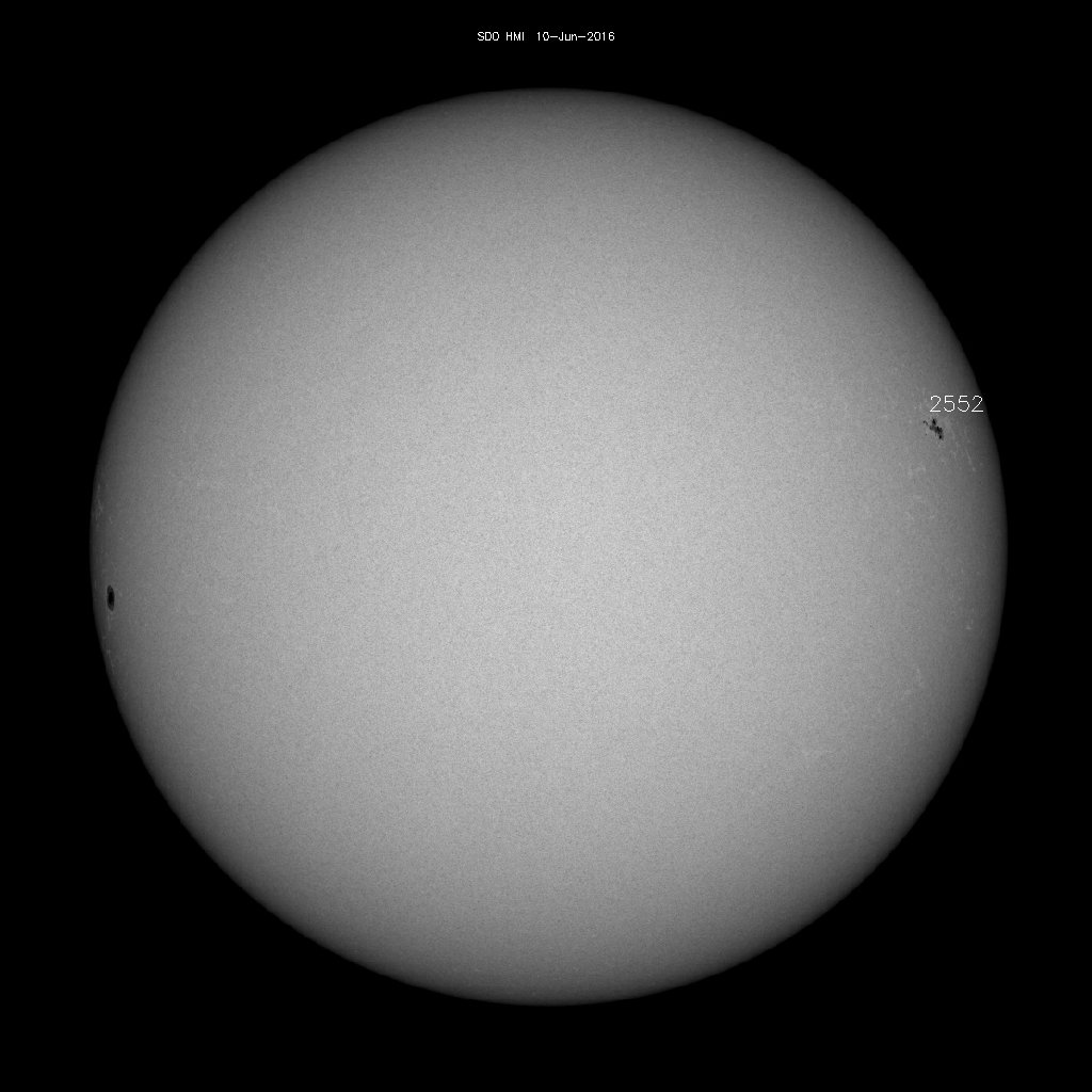 Sunspot regions