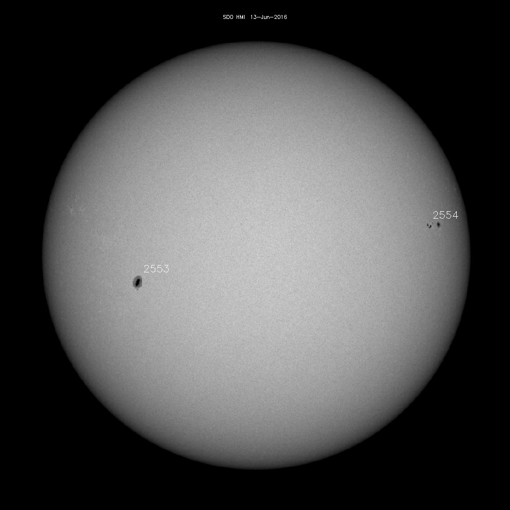 Sunspot regions