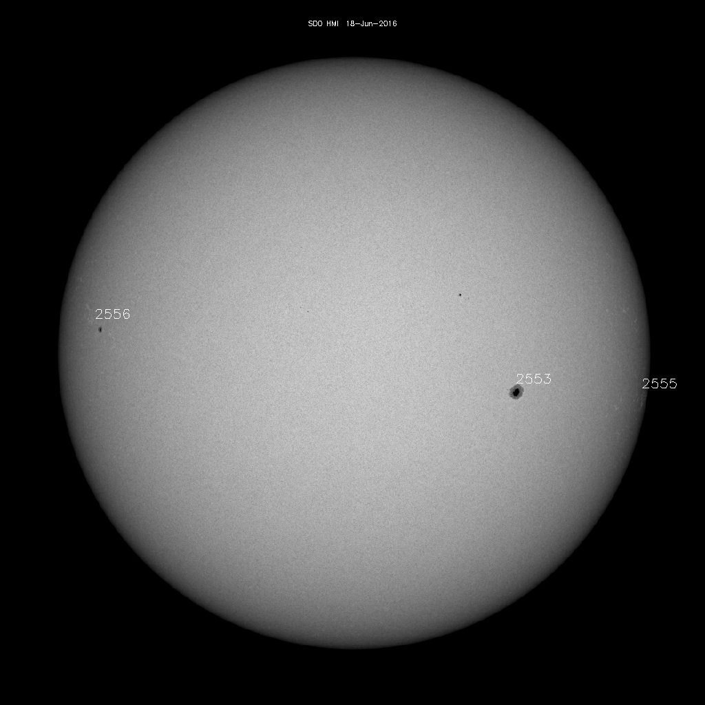 Sunspot regions