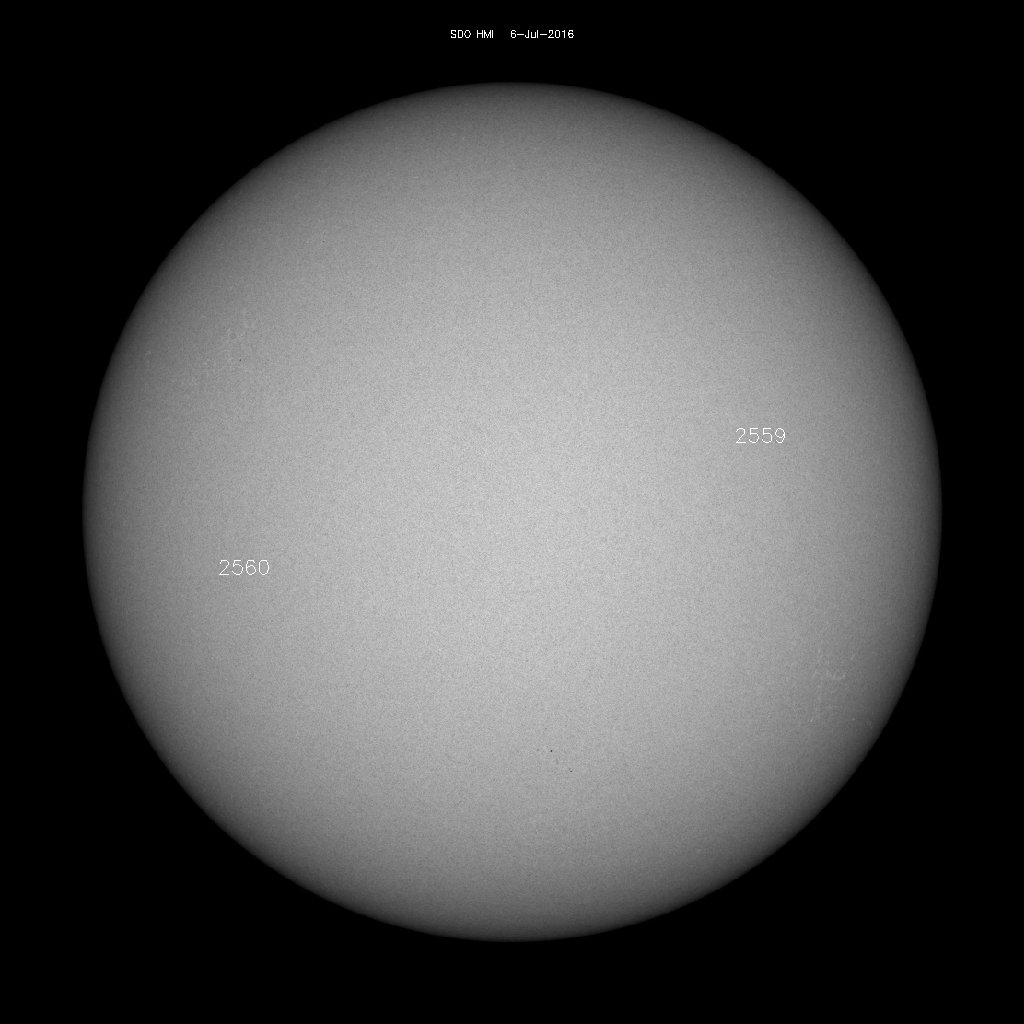 Sunspot regions