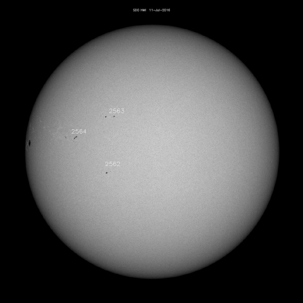 Sunspot regions