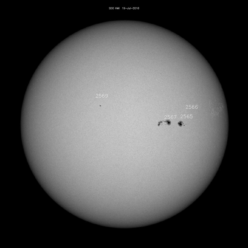 Sunspot regions