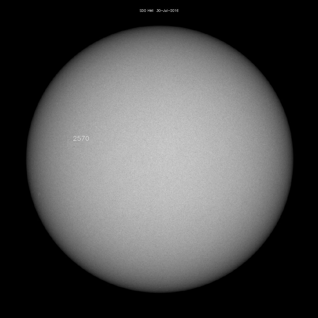 Sunspot regions