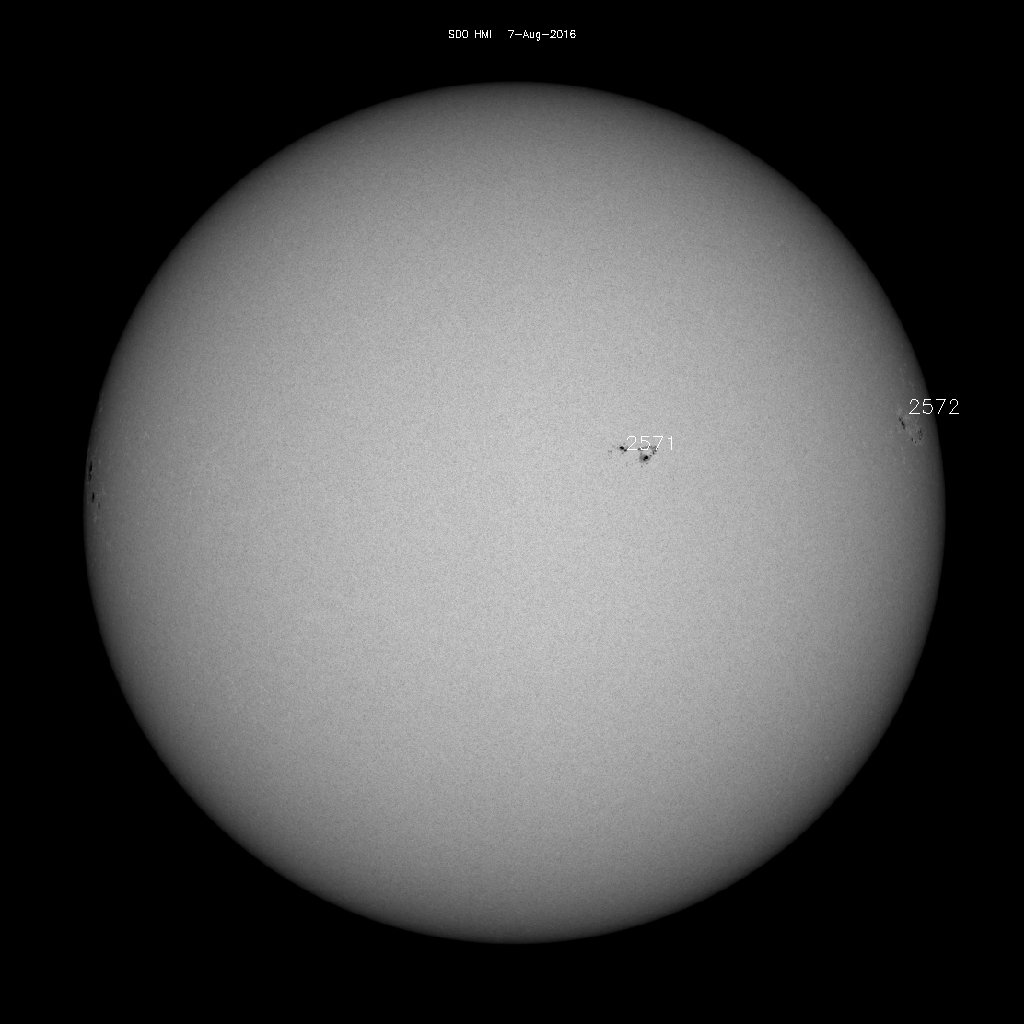 Sunspot regions