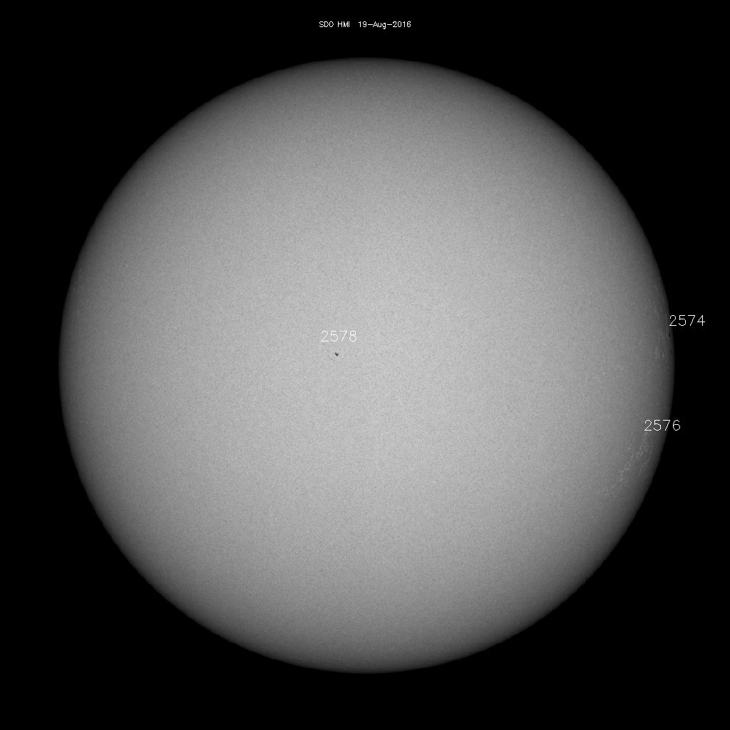 Sunspot regions