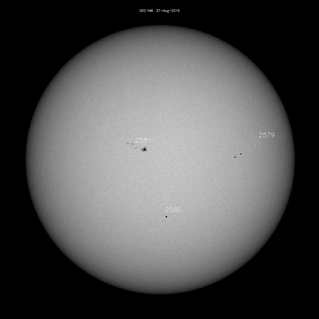 Sunspot regions