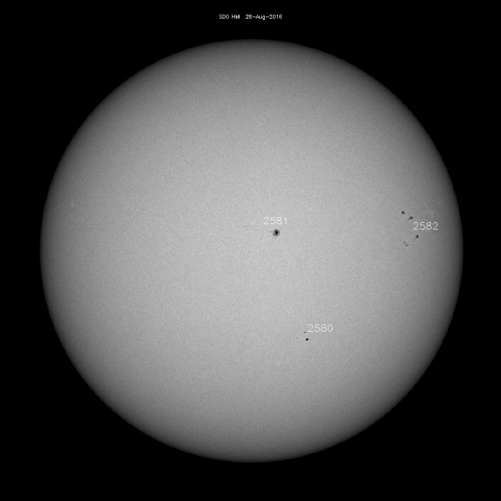 Sunspot regions