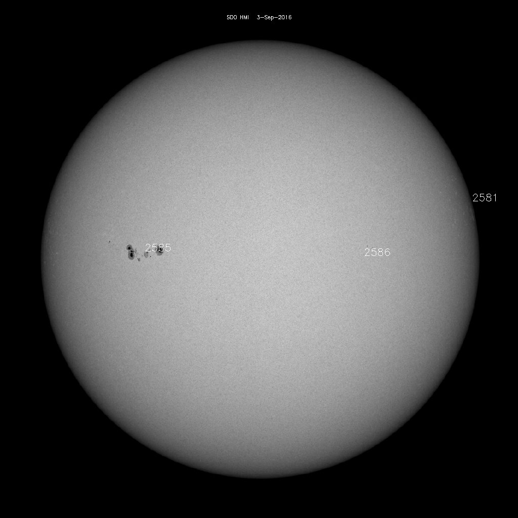 Sunspot regions