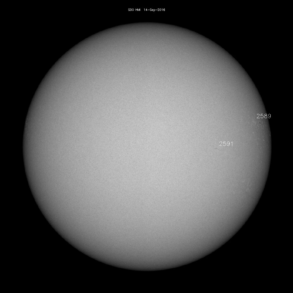 Sunspot regions