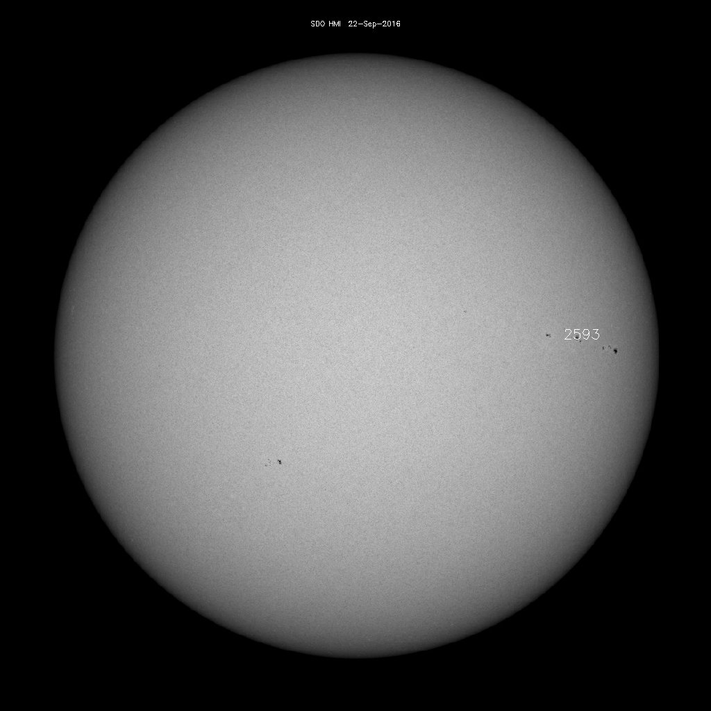 Sunspot regions