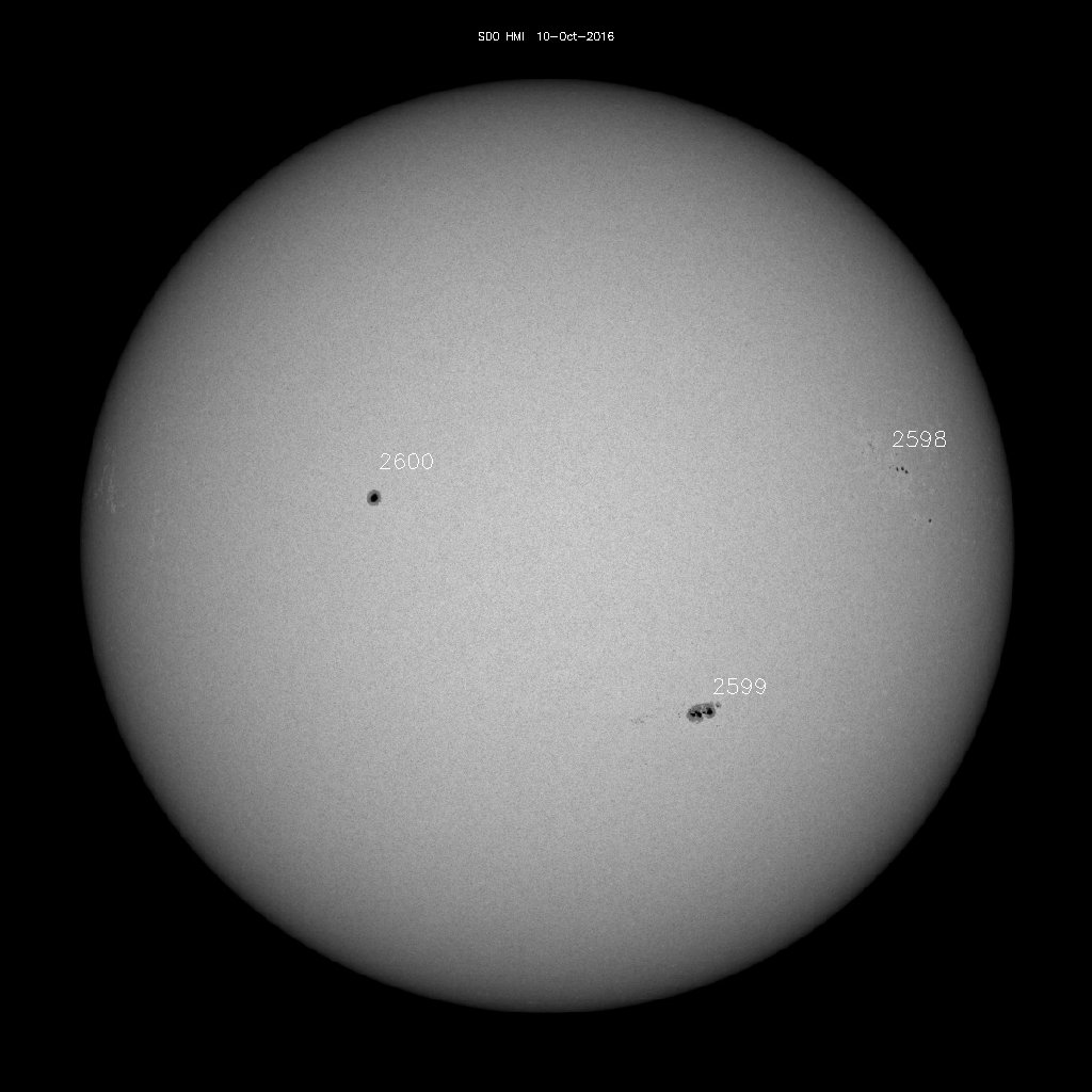 Sunspot regions