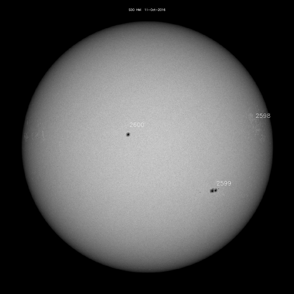 Sunspot regions