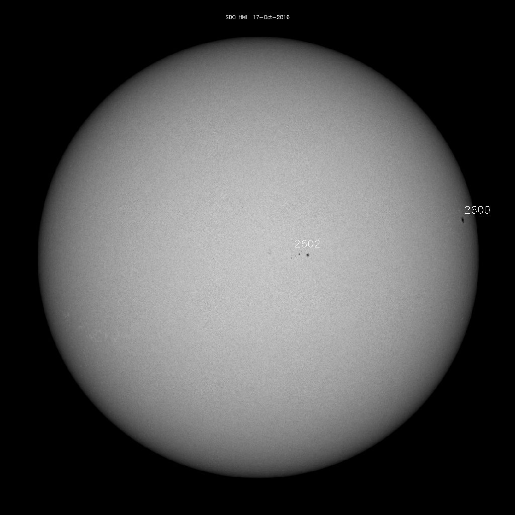 Sunspot regions