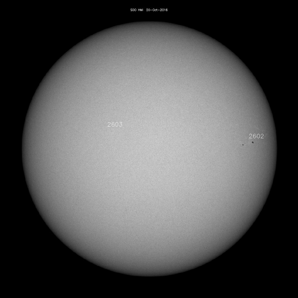 Sunspot regions