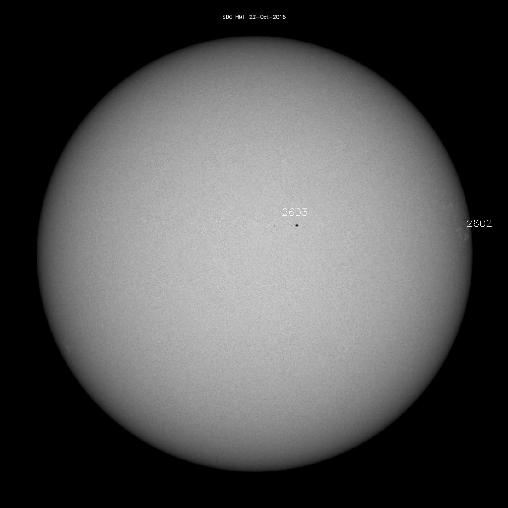 Sunspot regions